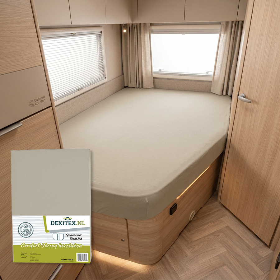 Jersey fitted sheet French style /cornerbed white, light gray or anthracite - right