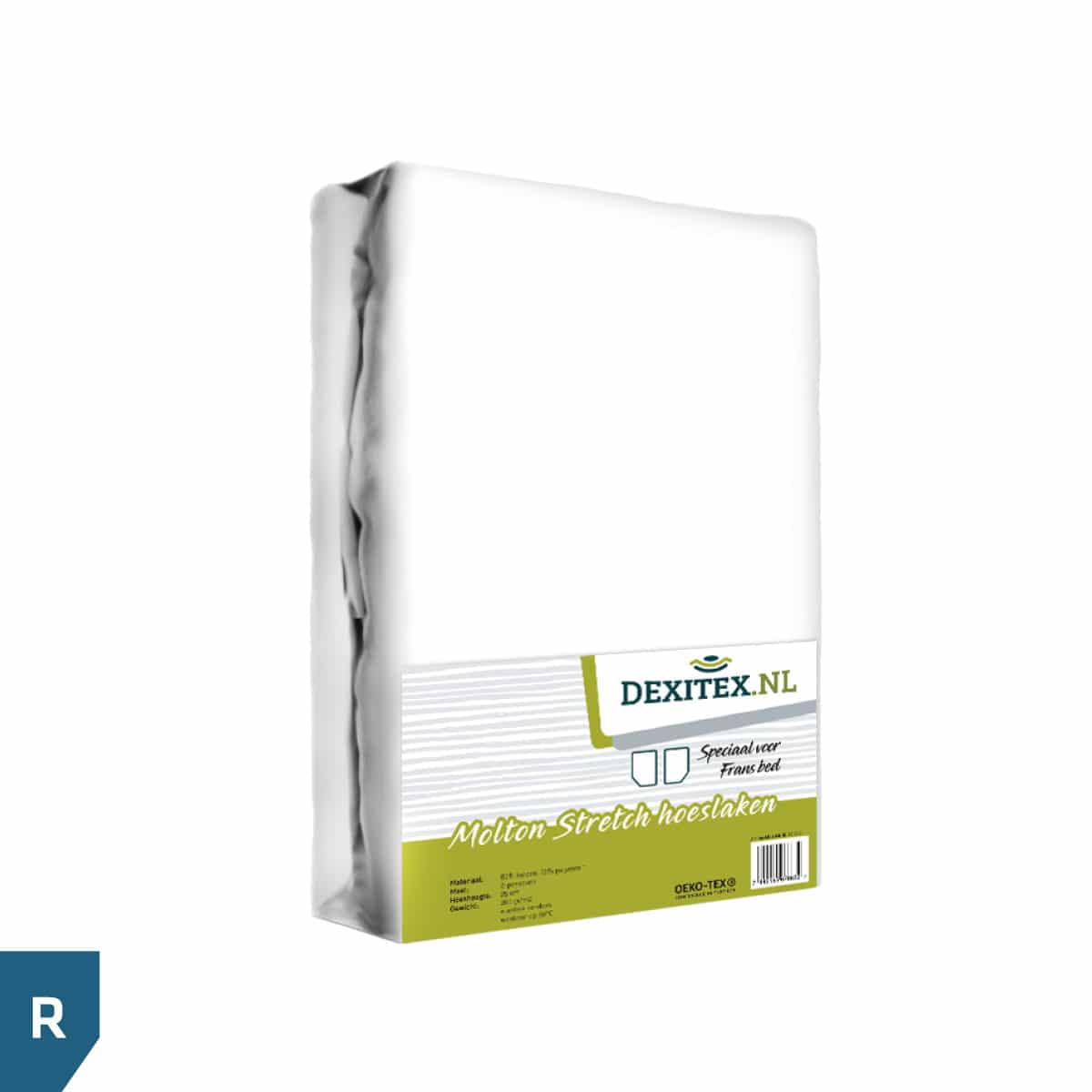 Molton mattress protector French style /cornerbed - right