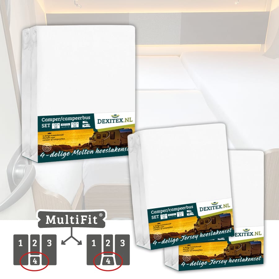 Dexitex_NL_4-delige set_Molton-2x_Jersey-wit